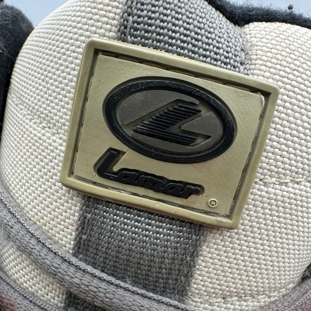 Lamar Retro Snowboard Boots Universe Adult W10 M8.5 Tan Gray Lace‎ Up Strap Vtg